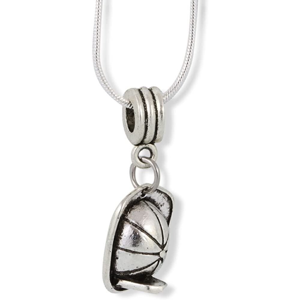 Fireman Helmet (with No 1 on Front) Charm Chain Necklace